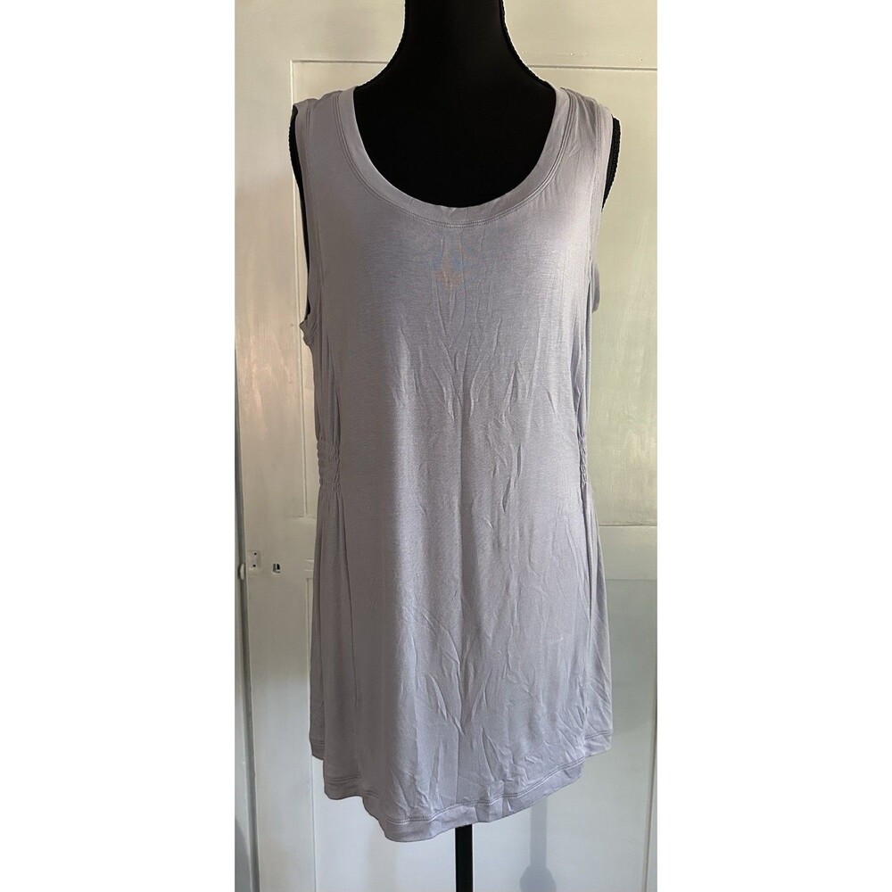 Cabi Huddle Tank Top Smoked Sides Style 5562 in Dapple Gray Women’s Size Large